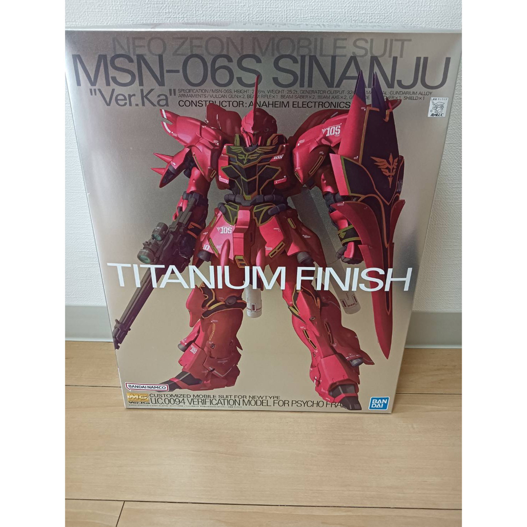 MG 1/100 MSN-06S シナンジュ Ver.Ka チタニウムフィニッシ MG 1/100 MSN-06S シナンジュ Ver.Ka チタニウムフィニッシ