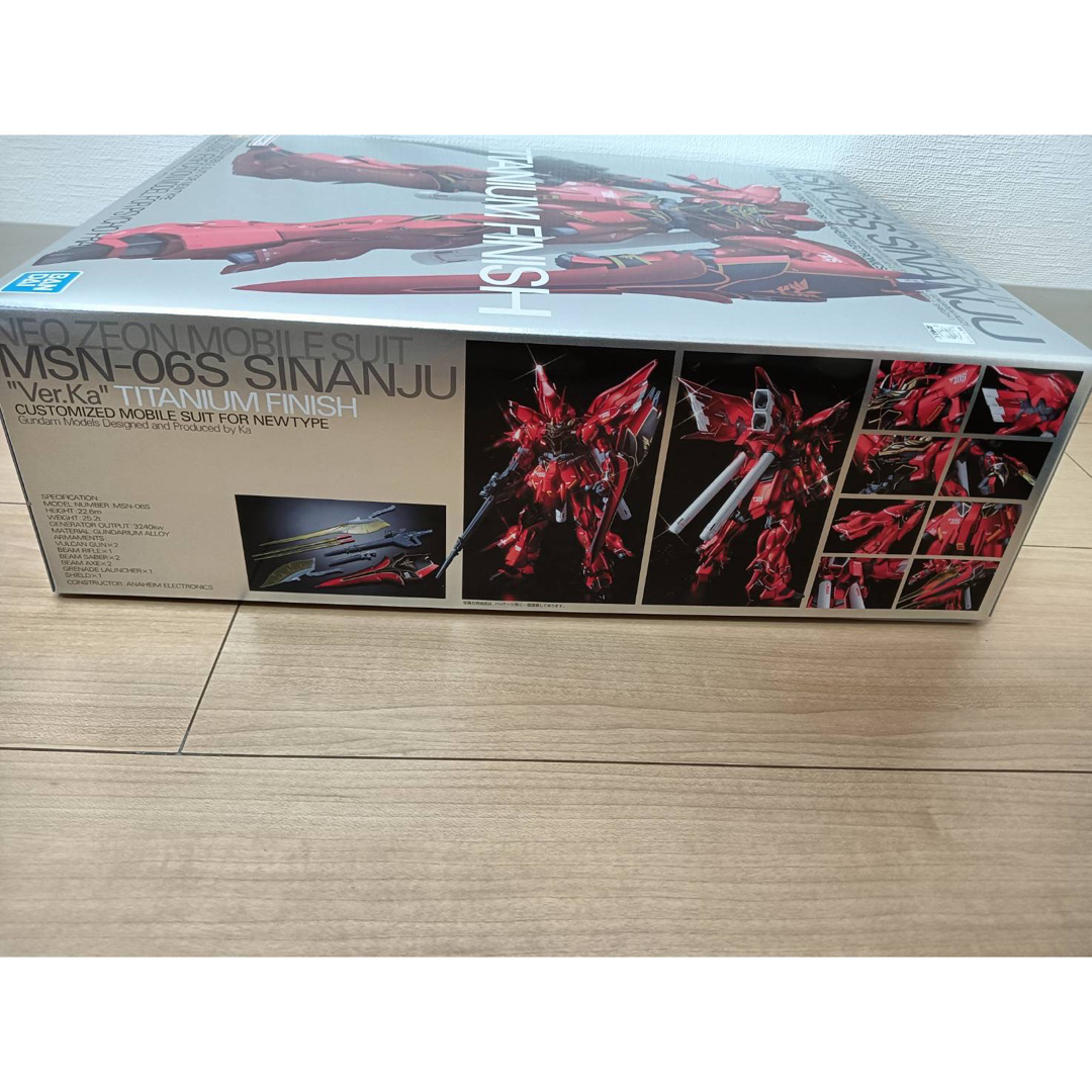 MG 1/100 MSN-06S シナンジュ Ver.Ka チタニウムフィニッシ MG 1/100 MSN-06S シナンジュ Ver.Ka チタニウムフィニッシ