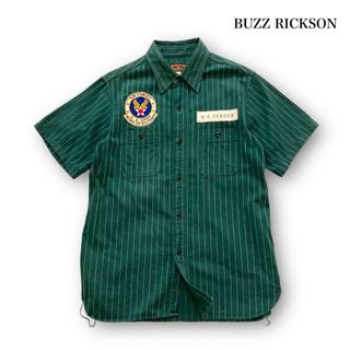 Buzz Rickson's - 【BUZZ RICKSONZ】バズリクソン ヘリンボーン ストライプ 半袖シャツ