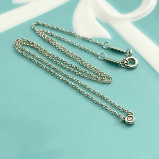 ティファニー(Tiffany & Co.)のTiffany&co. ティファニー　バイザヤード　1Pダイヤ　ネックレス(ネックレス)