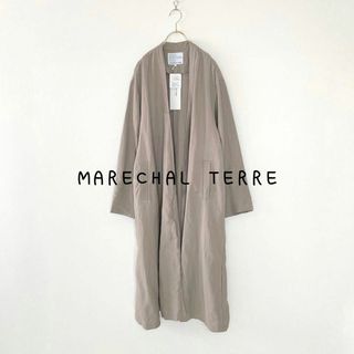 マルシャルテル(MARECHAL TERRE)の新品　マルシャルテル リネンレーヨンAラインコート(ロングコート)