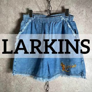 ラーキンス(LARKiNS)の90sヴィンテージ LARKINS ショート デニム ベイカーパンツ グランジ(ショートパンツ)