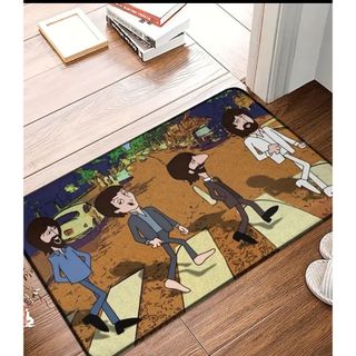 【輸入品】バスマット  キッチンマット 玄関マット/ビートルズ60cm×40cm(その他)