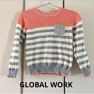 グローバルワーク(GLOBAL WORK)のグローバルワーク  キッズ　コットンニットプルオーバー(ニット)