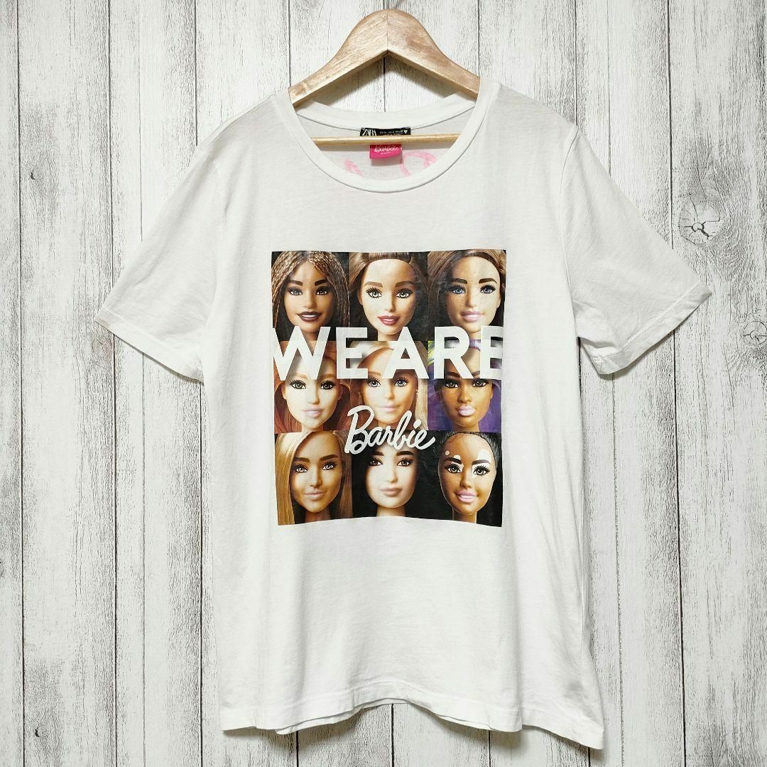 ZARA(ザラ)のZARA ザラ (M)　Barbie プリントTシャツ レディースのトップス(Tシャツ(半袖/袖なし))の商品写真