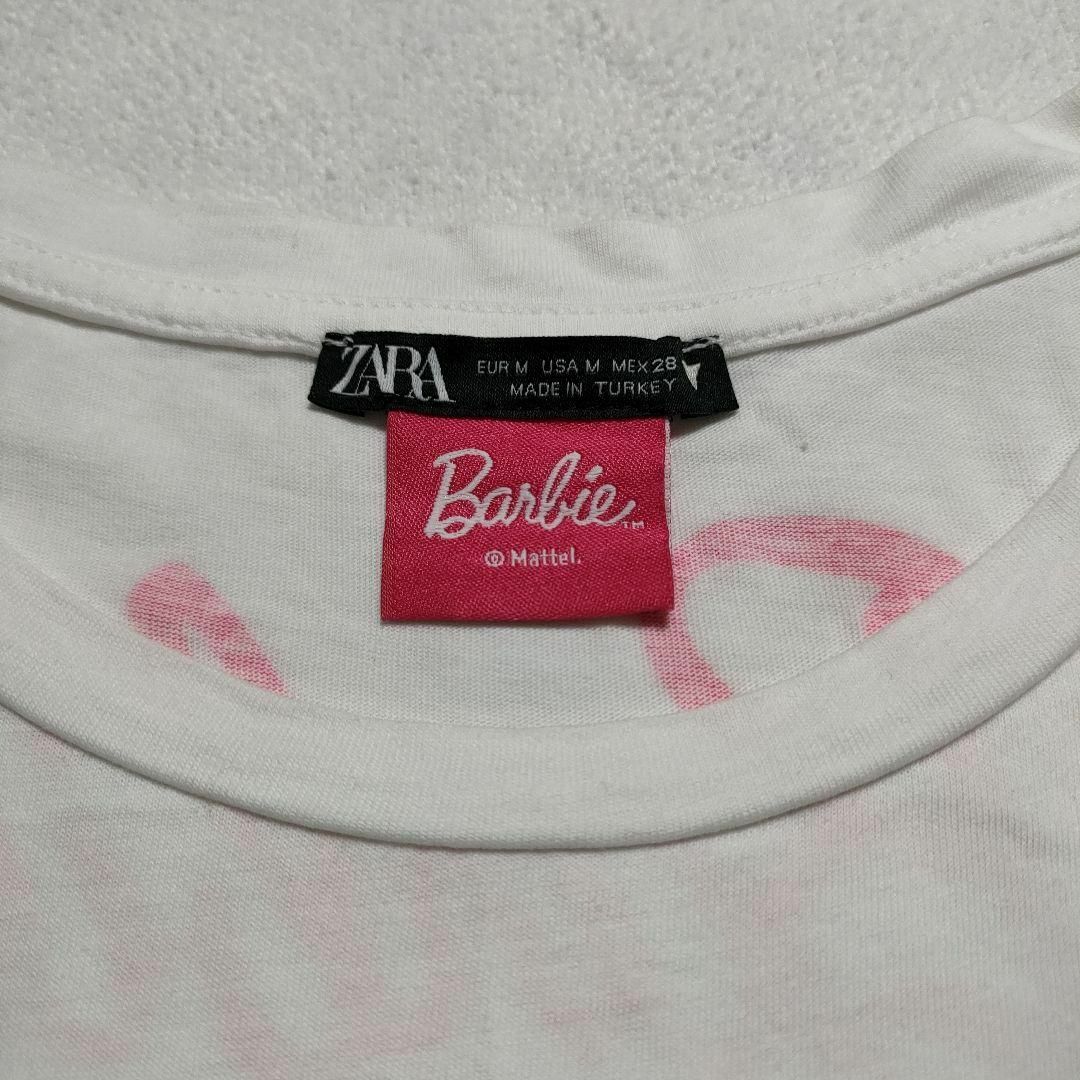 ZARA(ザラ)のZARA ザラ (M)　Barbie プリントTシャツ レディースのトップス(Tシャツ(半袖/袖なし))の商品写真