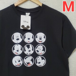 Disney - 【プリント初期傷あり】 ミッキーマウス 半袖 Tシャツ 新品 メンズ M 黒