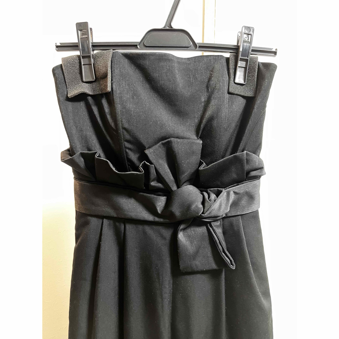 LagunaMoon(ラグナムーン)のLAGUNAMOON パンツドレス ベア オールインワン 黒 レディースのフォーマル/ドレス(その他ドレス)の商品写真