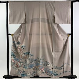 色留袖 身丈158cm 裄丈62cm 正絹 秀品 【中古】(着物)