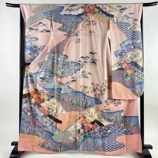 振袖 身丈163.5cm 裄丈68cm 正絹 秀品 【中古】(着物)