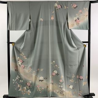 訪問着 身丈160.5cm 裄丈65cm 正絹 秀品 【中古】(着物)