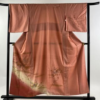 訪問着 身丈153.5cm 裄丈66cm 正絹 秀品 【中古】(着物)