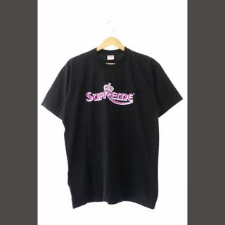 シュプリーム(Supreme)のシュプリーム 23SS クラウン ロゴ プリント 半袖 Tシャツ M 黒ブラック(Tシャツ/カットソー(半袖/袖なし))