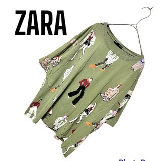 ザラ(ZARA)のZARA ガールプリント　Tシャツ(Tシャツ(半袖/袖なし))