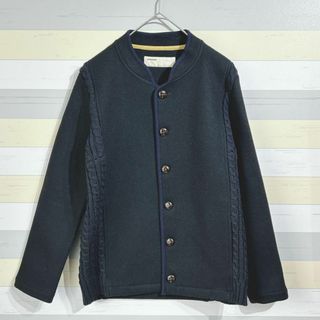 ネサーンス(NAISSANCE)の【美品】ネサンス　アウター　ジャケット　羽織り　ネイビー　Sサイズ(ブルゾン)