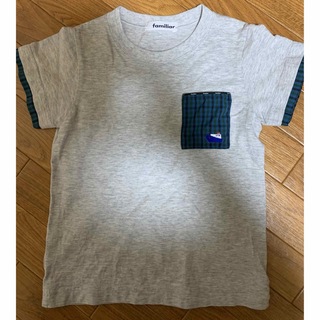 ファミリア(familiar)のファミリア ファミリアチェックTシャツ 110(Tシャツ/カットソー)