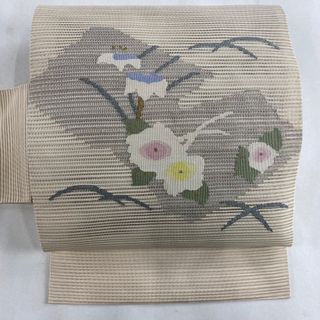 名古屋帯 美品 秀品 正絹 【中古】(帯)