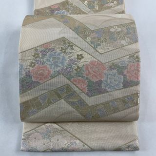 袋帯 美品 秀品 六通 正絹 【中古】(帯)