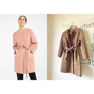 マックスマーラ(Max Mara)のMAX MARA studio マックスマーラ コート レザーベルト付き(ロングコート)