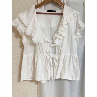 ダブルクローゼット(w closet)の美品 wcloset トップス フリーサイズ(シャツ/ブラウス(半袖/袖なし))