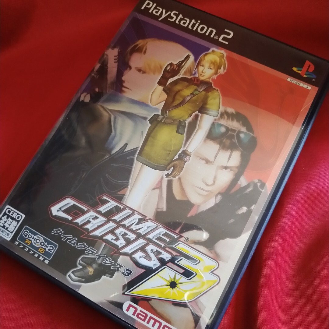 PlayStation2(プレイステーション2)のPS2 タイムクライシス3 エンタメ/ホビーのゲームソフト/ゲーム機本体(家庭用ゲームソフト)の商品写真