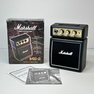 マーシャル(Marshall)の【未使用】Marshall MS-2 ミニギターアンプ Black(ギターアンプ)