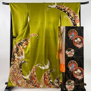 振袖 身丈166cm 裄丈66.5cm 正絹 美品 秀品 【中古】(着物)