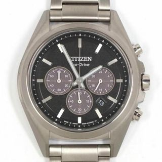 シチズン(CITIZEN)のシチズン アテッサ エコドライブ CA4390-55E チタン メンズ 美品(腕時計(アナログ))