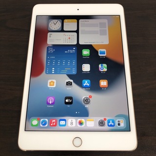 アイパッド(iPad)の9244【早い者勝ち】美品☆iPadmini4第4世代128GB SIMフリー☆(タブレット)