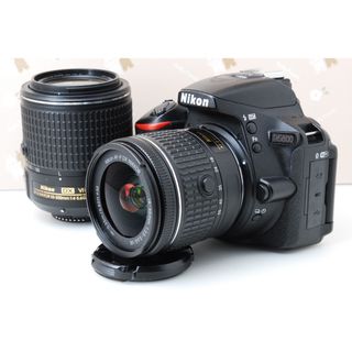 ニコン(Nikon)の美品★Wi-Fi❤️Nikon D5600❤️レンズ2本❤️高性能一眼レフカメラ(デジタル一眼)