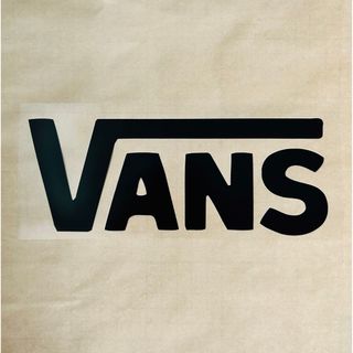 VANS - [13㎝] VANS ヴァンズ カッティングステッカー◆マットブラック◆