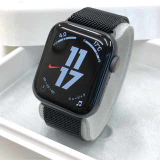アップルウォッチ(Apple Watch)のアップルウォッチ series4 黒 NIKE 40mm Apple Watch(その他)