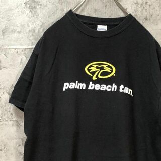 palm beach tan ヤシの木 ビーチ USA輸入 ロゴ Tシャツ(Tシャツ/カットソー(半袖/袖なし))