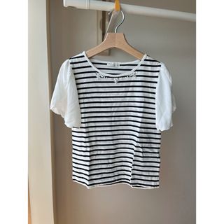 ボーダートップス　トップス　袖フリル　GRL GU ZARA ユニクロ　イング