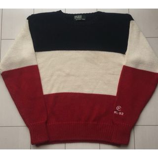 ポロラルフローレン(POLO RALPH LAUREN)の美品 90s POLO ラルフローレン cp rl-92 1992 knit M(ニット/セーター)