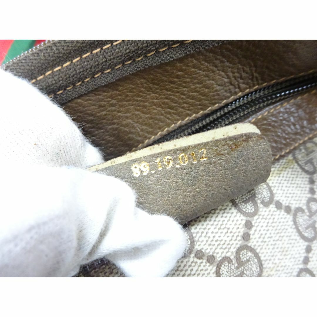 Gucci(グッチ)のK熊002/ GUCCI グッチ PVC レザー シェリーライン トートバッグ レディースのバッグ(トートバッグ)の商品写真