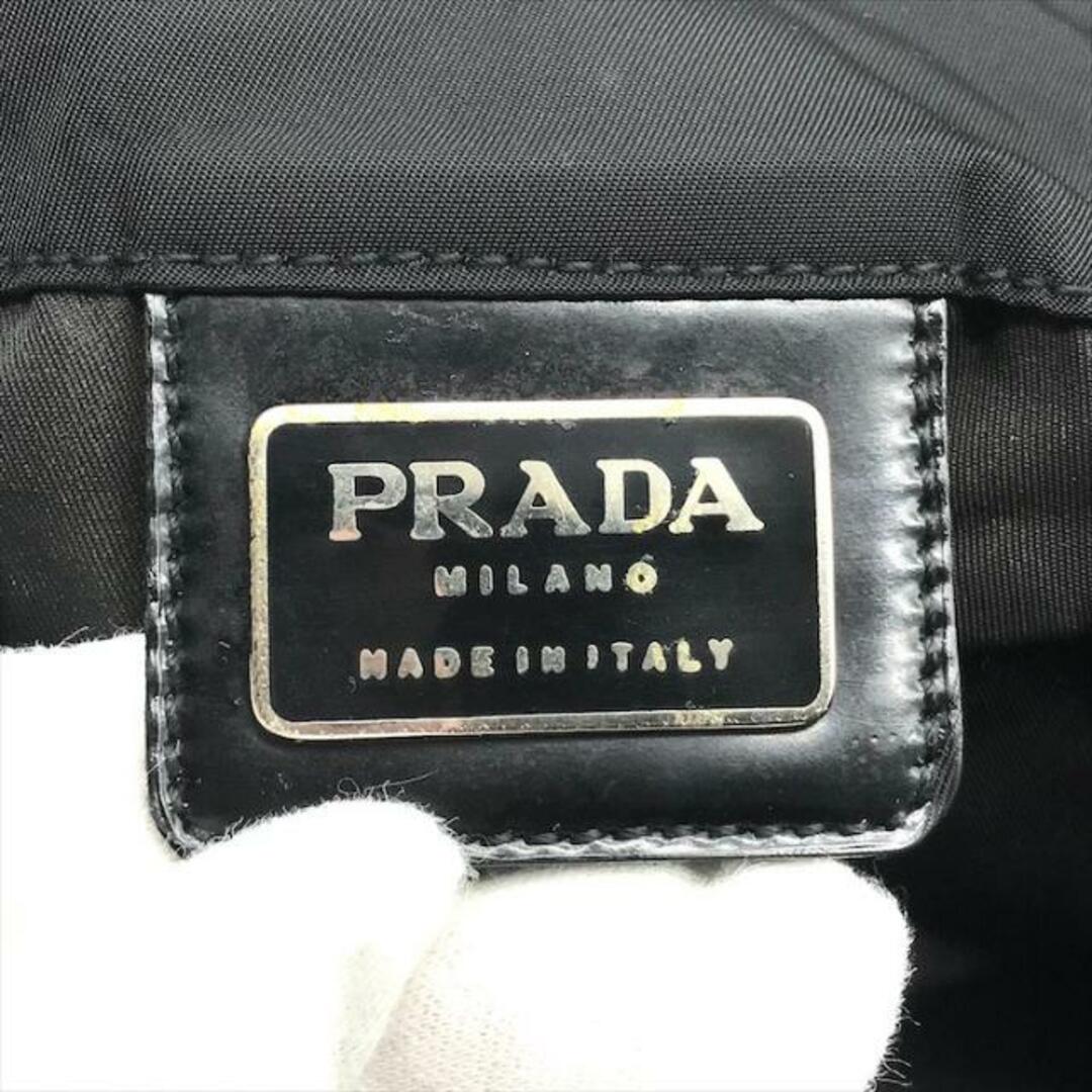 PRADA(プラダ)の美品 PRADA プラダ 三角ロゴ テスート ナイロン リュック バックパック ブラック k1869 レディースのバッグ(リュック/バックパック)の商品写真