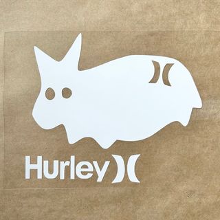 ハーレー(Hurley)のハーレー Hurley カッティングステッカー◆白マット◆ホワイト◆(サーフィン)