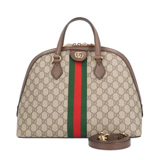 グッチ(Gucci)のグッチ シェリー ショルダーバッグ GGスプリームキャンバス 524533 520981 ベージュ レディース GUCCI  中古(ショルダーバッグ)