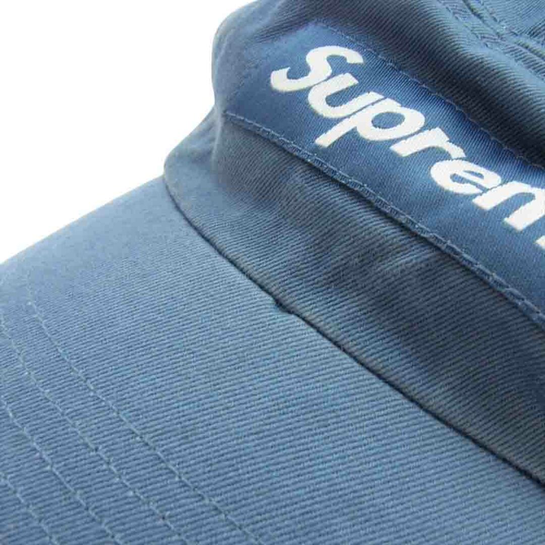 Supreme(シュプリーム)のSupreme シュプリーム 帽子 16AW Washed Chino Twill Camp Cap Slate ウォッシュド チノ ツイル キャンプ キャップ スレート 帽子 ブルー系【中古】 メンズの帽子(その他)の商品写真