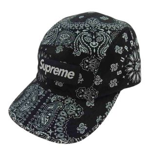 シュプリーム(Supreme)のSupreme シュプリーム 帽子 21ss Bandana Camp Cap バンダナ キャンプ キャップ ペイズリー ブラック系【中古】(その他)