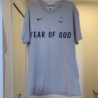 NIKE - fear of god nike Tシャツ　オートミール　L