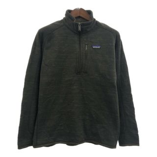 パタゴニア(patagonia)のpatagonia パタゴニア ハーフジップ ベターセーター フリースジャケット ブラウン (メンズ L) 中古 古着 Q6118(その他)