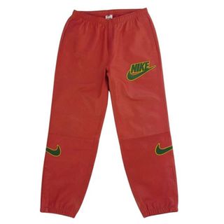 シュプリーム(Supreme)のSupreme シュプリーム × NIKE ナイキ 19AW Leather Warm Up Pant  レザーウォームアップパンツ トラックパンツ レッド系 S【中古】(その他)