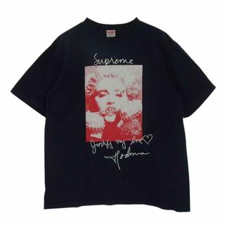 シュプリーム(Supreme)のSupreme シュプリーム Ｔシャツ 18AW Madonna Tee マドンナ プリント シャツ 半袖 ネイビー系 M【中古】(シャツ)