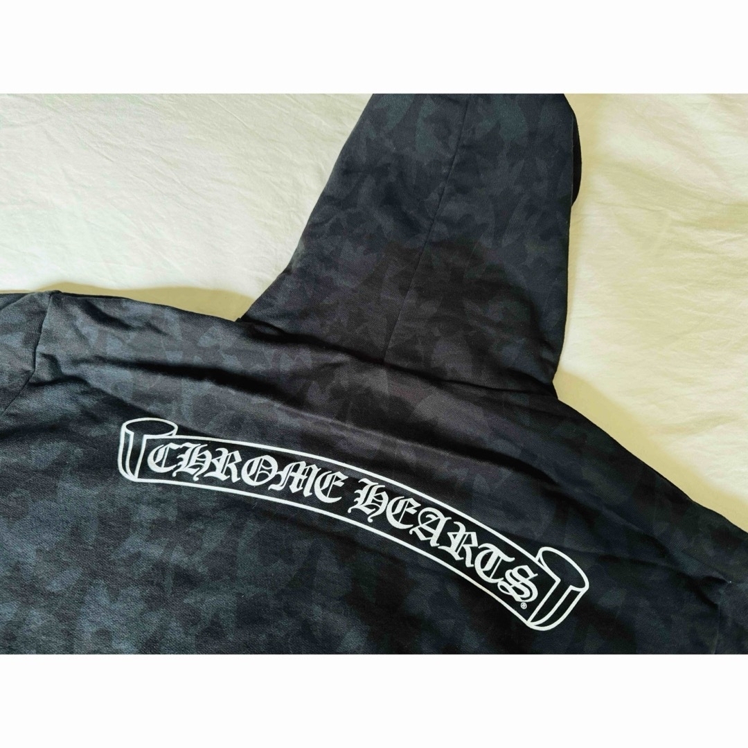 Chrome Hearts(クロムハーツ)の新作本物chromehearts総柄パーカーSシャツクロムハーツパンツスウェット メンズのトップス(パーカー)の商品写真