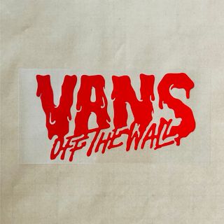 ヴァンズ(VANS)の[赤] VANS ヴァンズ カッティングステッカー◆マット◆(スケートボード)