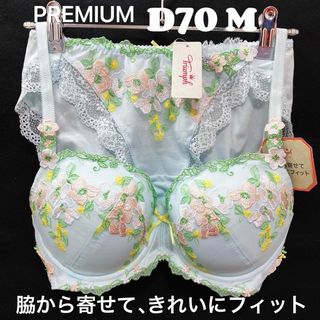 トリンプ(Triumph)のD70 トリンププレミアム レッドレーベル 0074 ブラジャー &ショーツ(ブラ&ショーツセット)