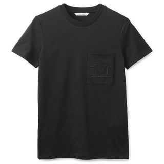 マックスマーラ(Max Mara)のマックスマーラ MAX MARA Tシャツ 半袖 PAPAIA1 コットン クルーネック ジャージー ショートスリーブシャツ 胸ポケット付き 2024年春夏新作 2411941032 0012(Tシャツ(半袖/袖なし))