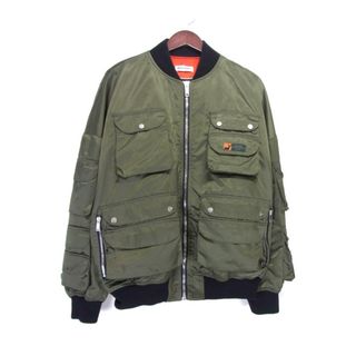 パームエンジェルス(PALM ANGELS)のパームエンジェルス PALM ANGELS ■ 【 VINTAGE LOGO HUNTING BOMBER PMEF9 272 】 ヴィンテージ ロゴ ハンティング ボンバー ジャケット　33305(ブルゾン)